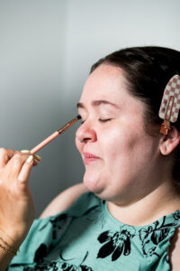 Crystal Horton Photography LLC makeup before photograph